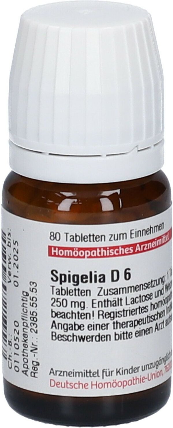 Spigelia D 6 Tabletten 80 St