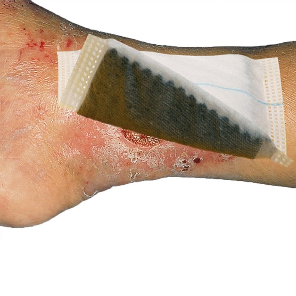 Vliwaktiv AG Aktivkohle Saugkomp.m.Silber 10x20 cm 10 St Kompressen