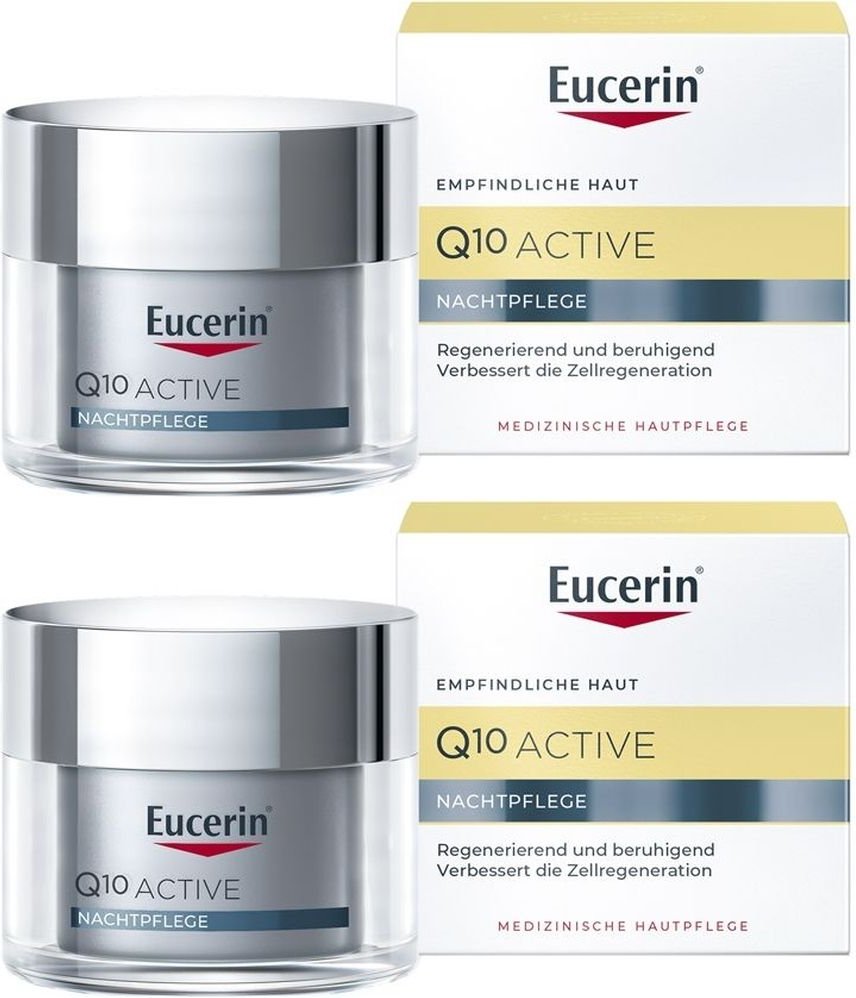 Eucerin EGH Q10 Active Nachtcreme 2x 2x50 ml