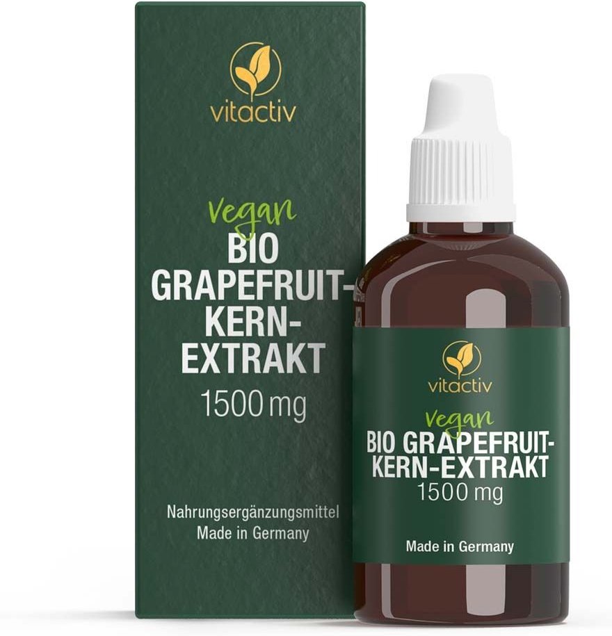 BIO Grapefruit-Kern-Extrakt 1500 mg Tropfen 100 ml