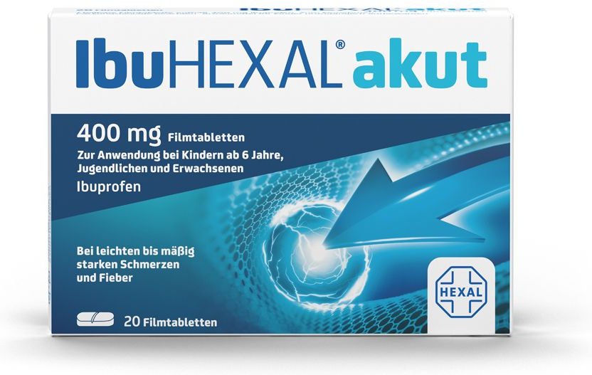 Ibuhexal akut 400 Filmtabletten 20 St