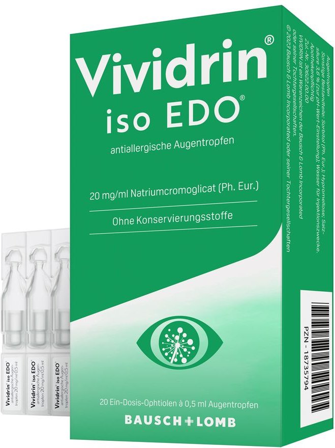 Vividrin iso EDO antiallergische Augentropfen