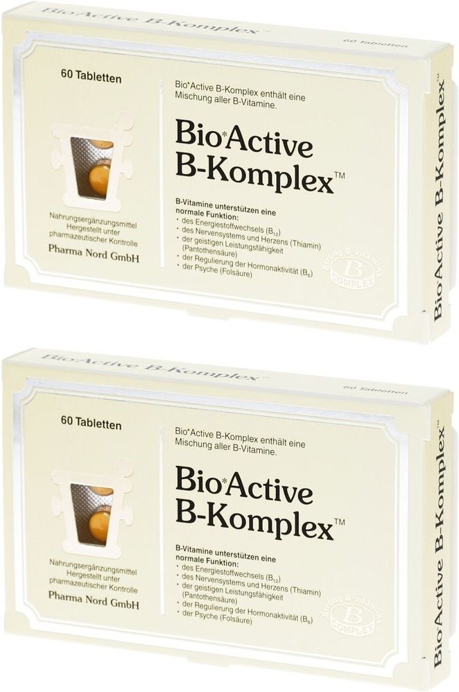 BIO Active B-Komplex Tabletten 2x 2x60 St