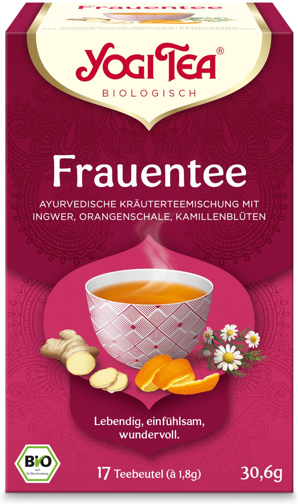 Yogi TEA Frauen Tee Bio Filterbeutel 17x1,8 g