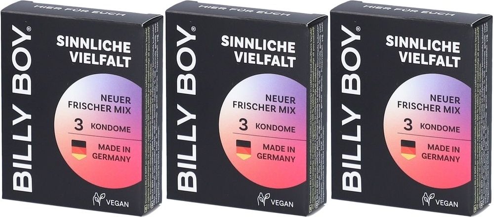 Billy BOY sinnliche Vielfalt MS 3x 3x3 St Kondome