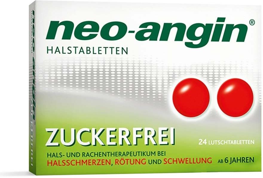 Neo-Angin Halstabletten zuckerfrei 24 St Lutschtabletten