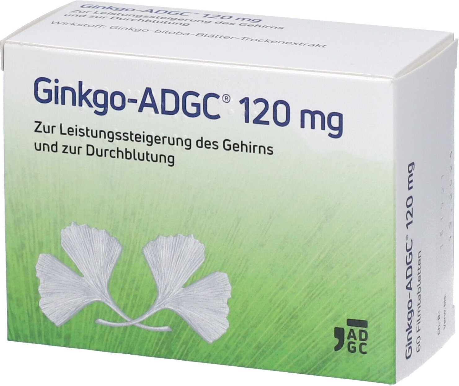 Ginkgo Adgc 120 mg Filmtabletten 60 St