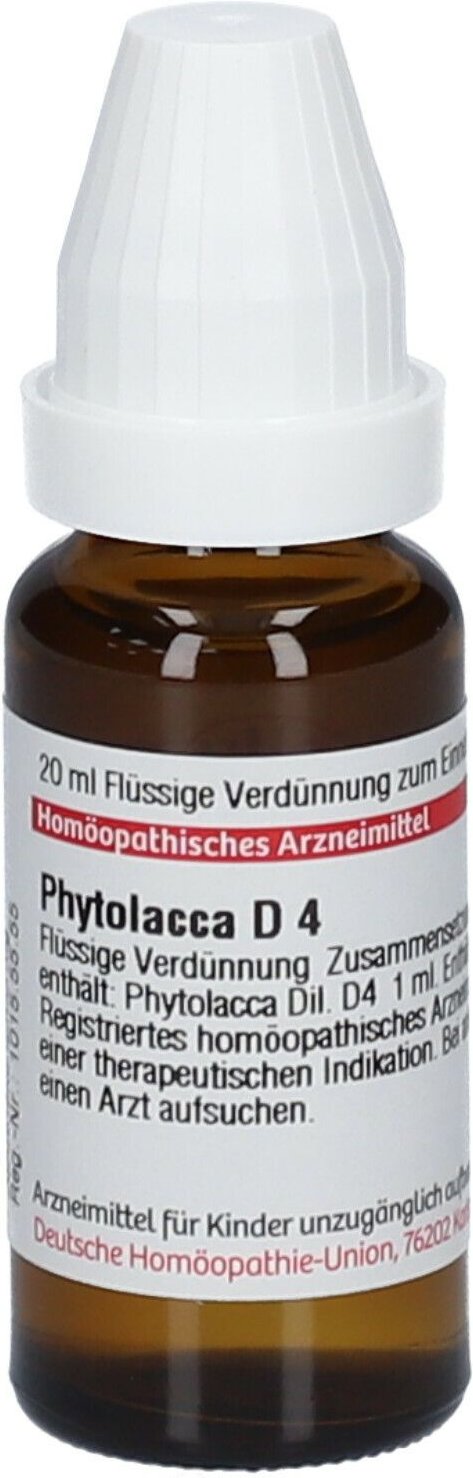 Phytolacca D 4 Dilution 20 ml