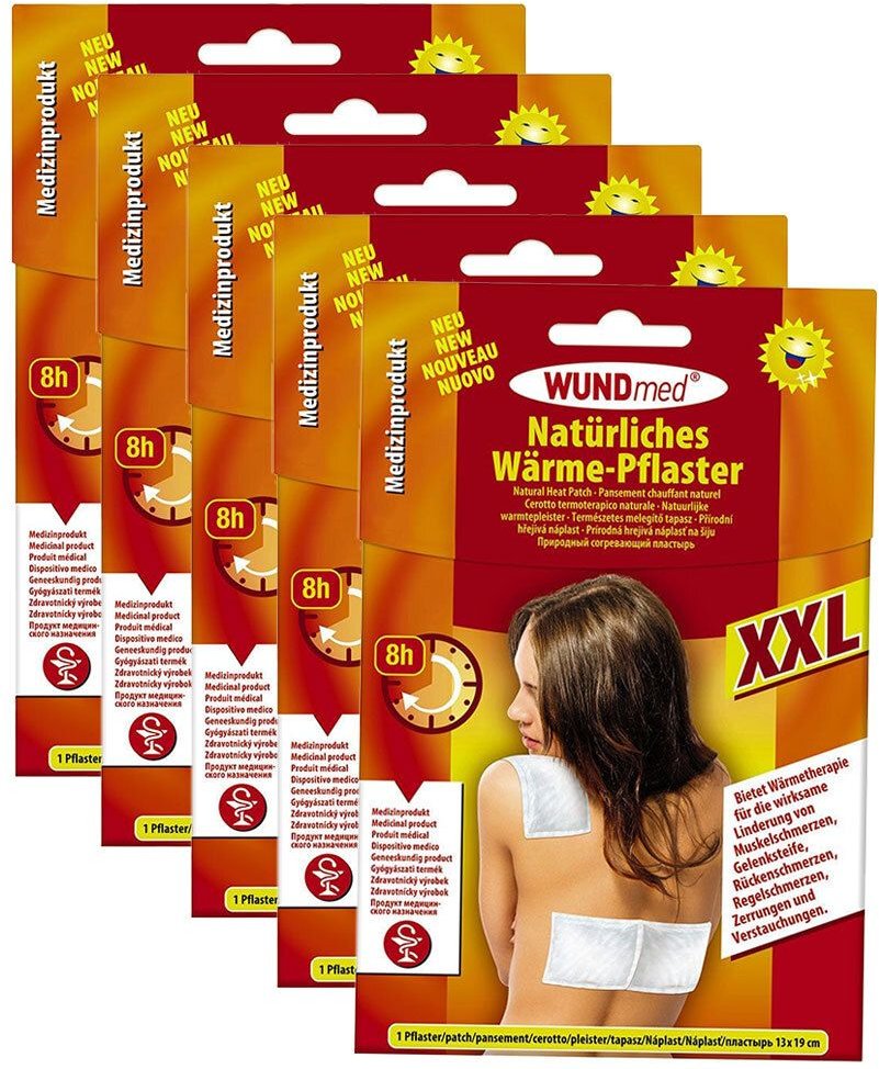 Wärmepflaster XXL 13x19 cm 5x 5x1 St Pflaster