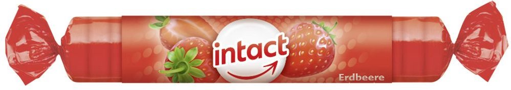 Intact Traubenzucker Erdbeere Rolle