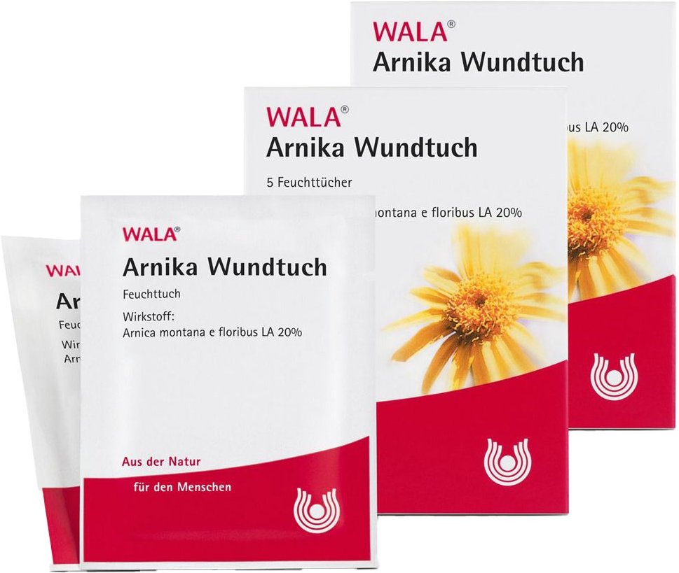 Arnika Wundtuch Doppelpack 2x5 St Tücher
