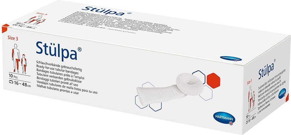 Stülpa Fertigverband 3 Fuß/Kdr.Kopf lose 10 St Verband