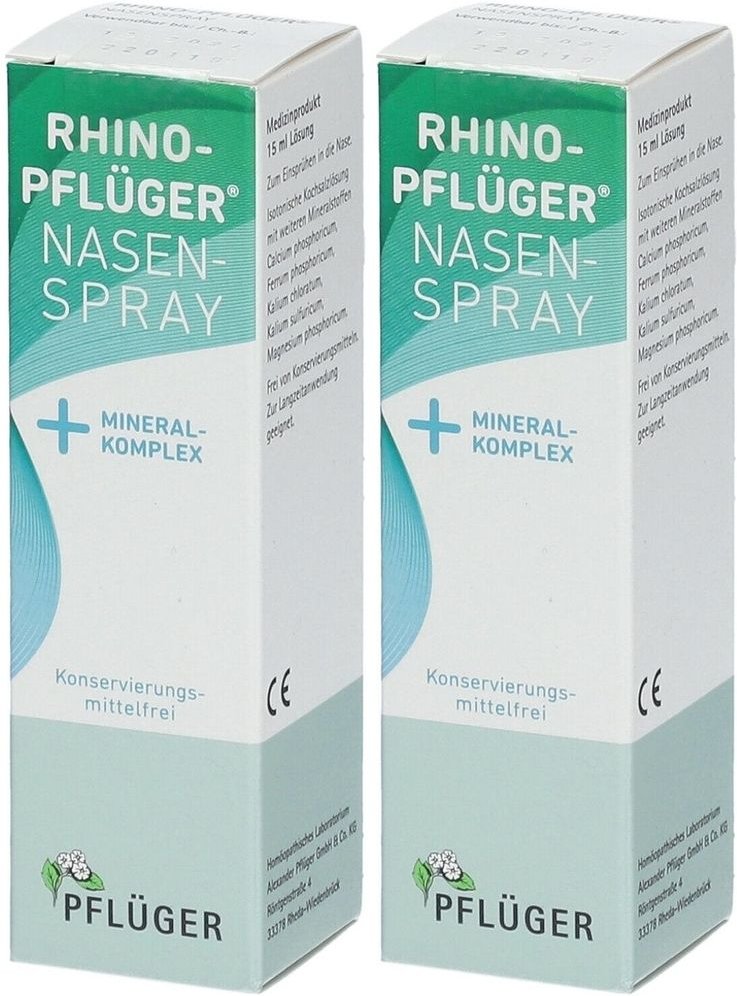 Rhino-Pflüger Nasenspray + Mineralkomplex x2 2x15 ml