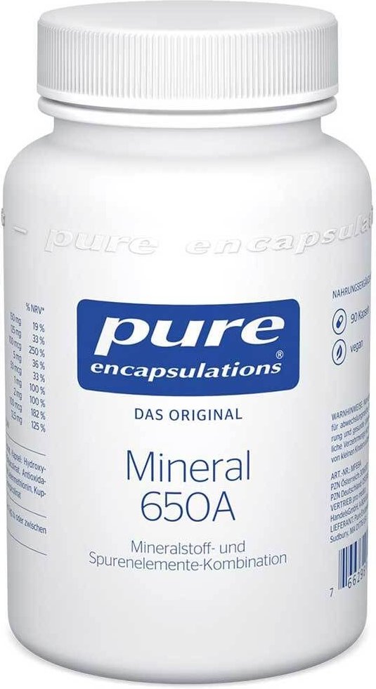 Pure Encapsulations Mineral 650A Kapseln 90 St