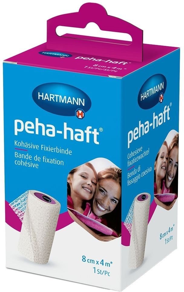 Peha-Haft Fixierbinde latexfrei 8 cmx4 m OTC 4x 4x1 St Binden