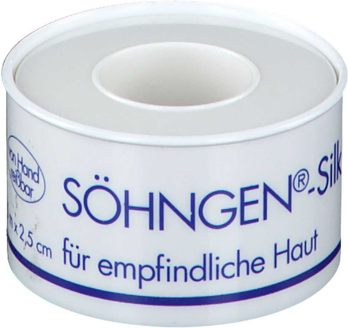 Söhngen Silk 2,50 cmx5 m Heftpflaster 1 St Pflaster