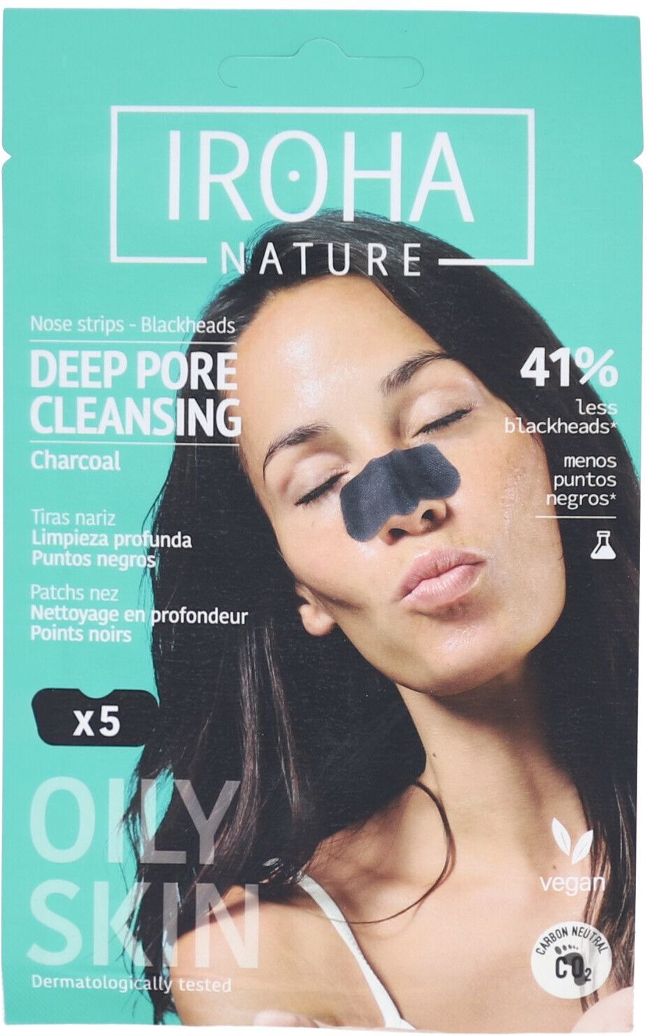 Thumbnail - Iroha Detox Cleansing Strips Nose 5 Stk St