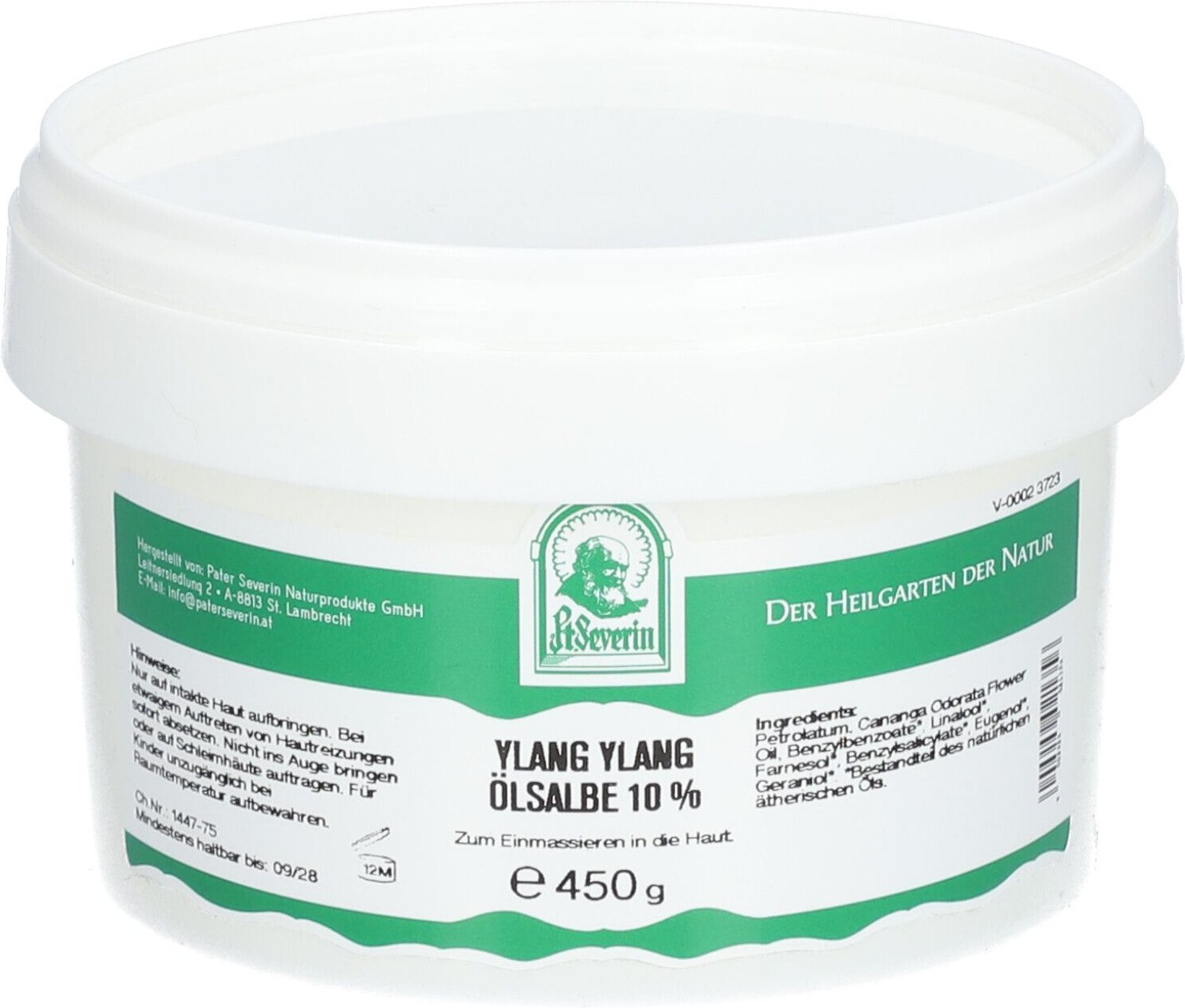 Ylang Ölsalbe 10% 450 g Salbe