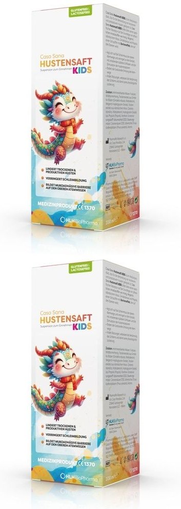 Casa Sana Husensaft Kids x2 2x200 ml Suspension zum Einnehmen