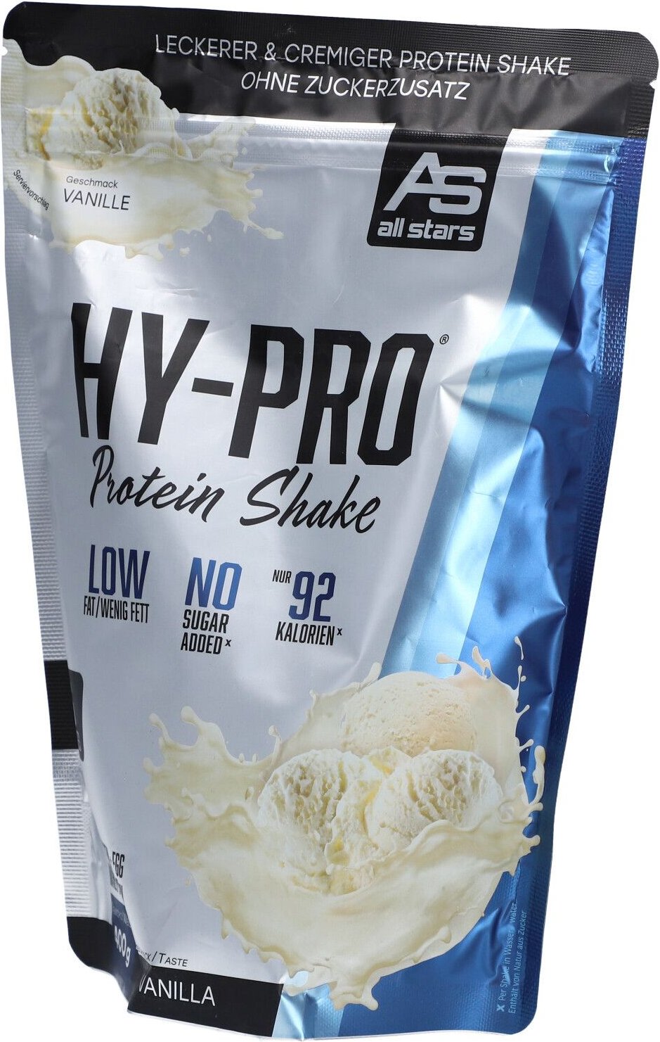 All Stars Hy-Pro Protein Vanille, 400g 400 g Pulver