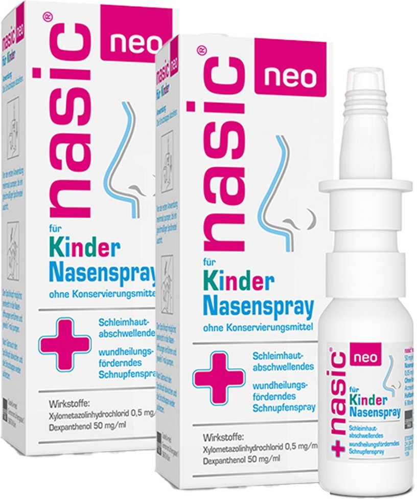 Nasic neo für Kinder Nasenspray Doppelpack 2x10 ml