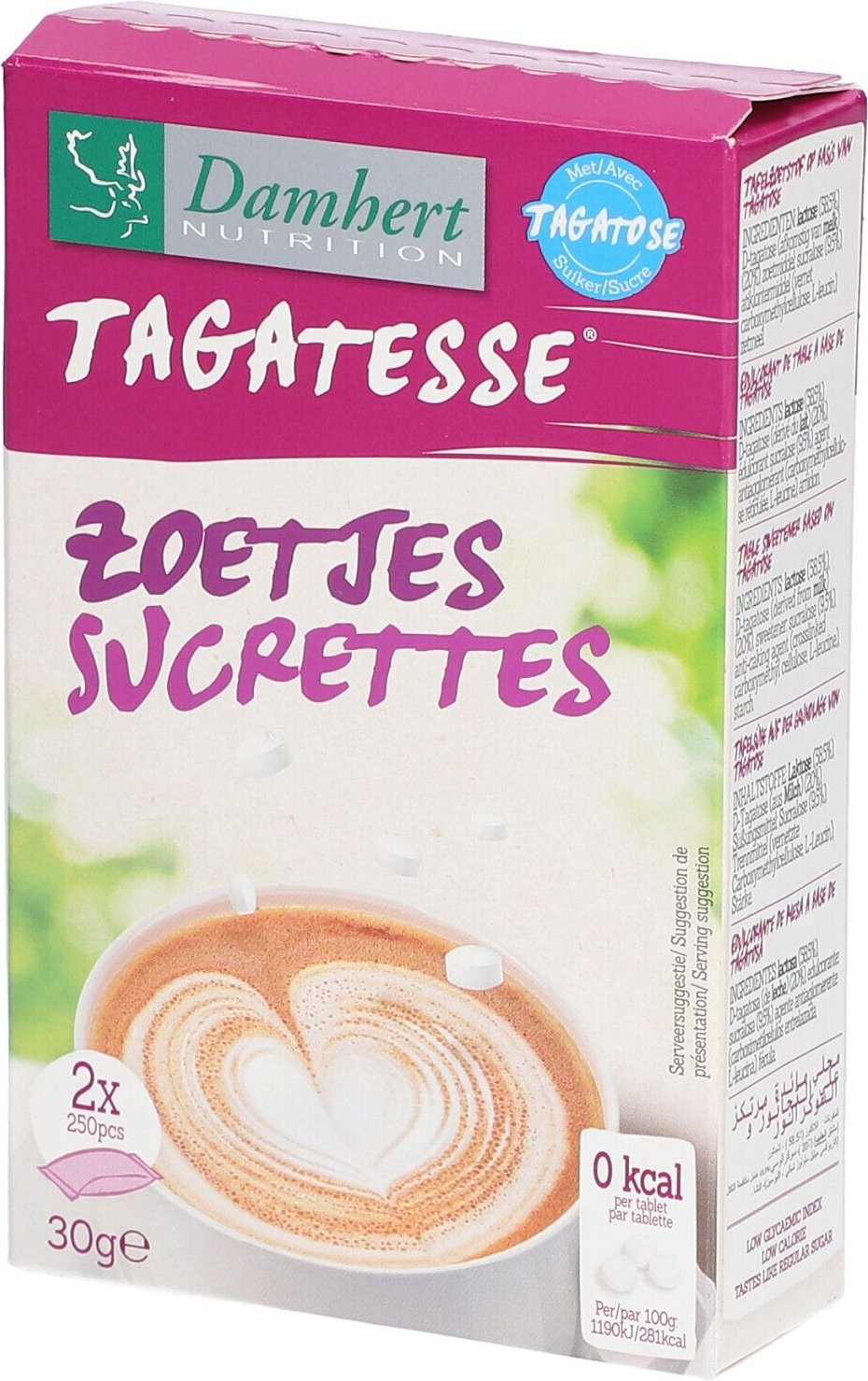 Damhert Tagatesse Navulling voor Dispenser 30 g Compretten