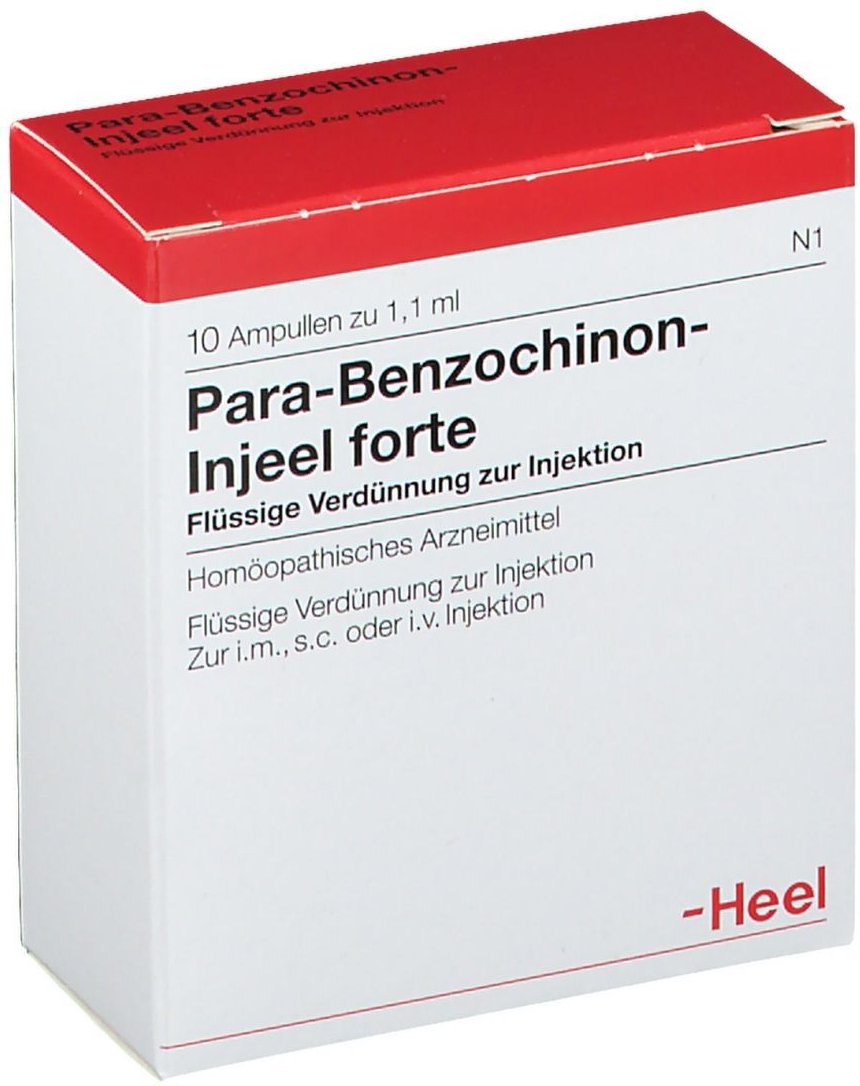 Para Benzochinon Injeel forte Ampullen 10 St