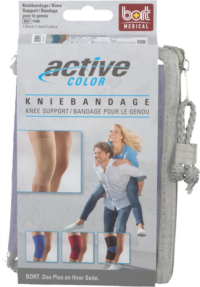 Bort ActiveColor Kniebandage S blau 1 St Bandage(s)