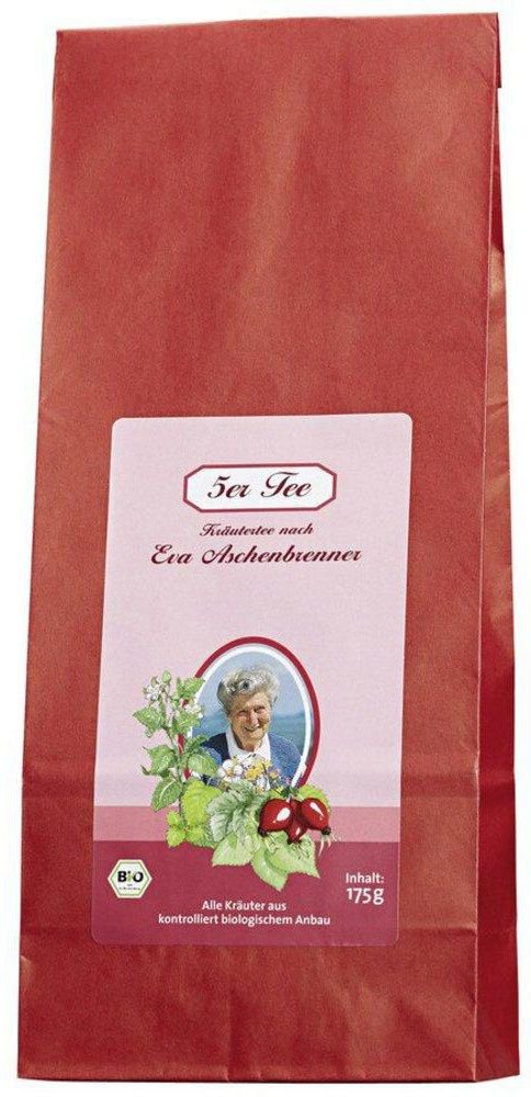 5ER TEE Kraeut EVA Aschenb Bio 175 g Tee