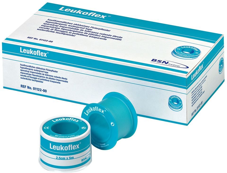 Leukoflex Verbandpfl.2,5 cmx5 m 12 St Pflaster