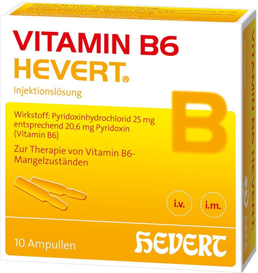 Vitamin B6 Hevert Ampullen 10x2 ml