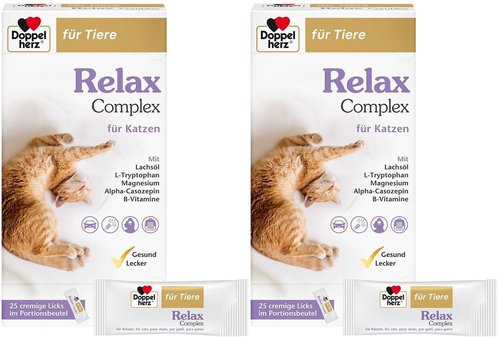 Thumbnail - Doppelherz Relax Complex für Katzen Doppelpack 2x25x10 g Paste