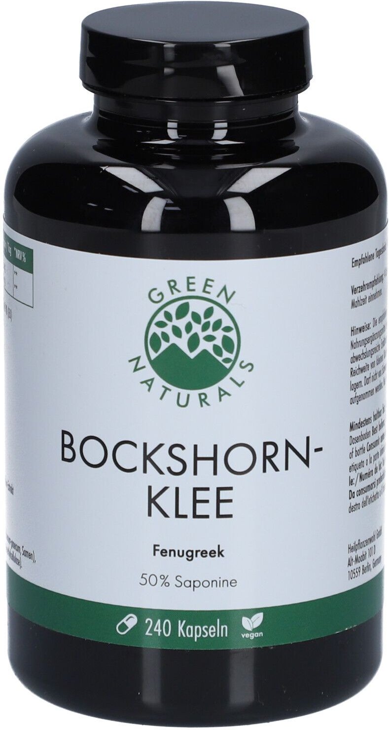 Green Naturals Bockshornklee 2600 mg+Saponine Kps. 240 St Kapseln