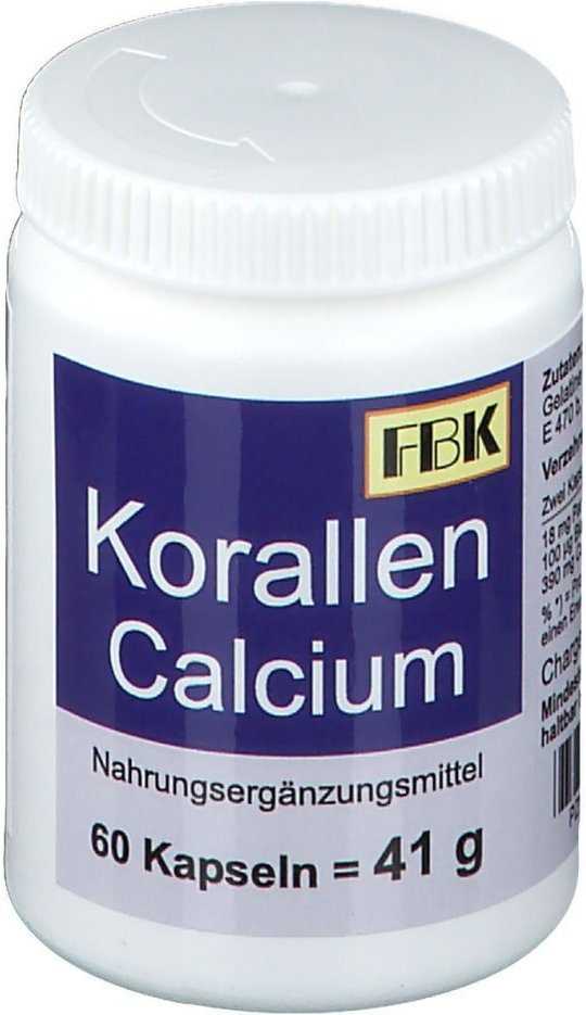 Korallen Calcium Kapseln 60 St