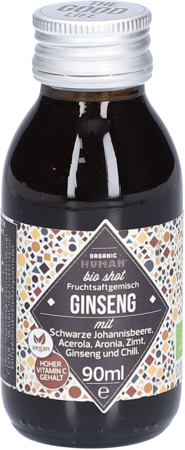 Organic Human Shot - Ginseng, 90ml Bio 90 ml Flüssigkeit