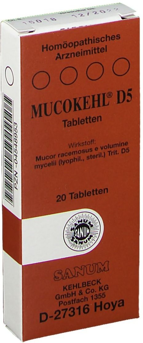 Mucokehl D 5 Tabletten 20 St