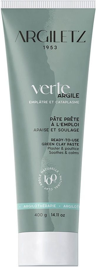 Argiletz Argile Verte Pâte à l'argile verte, prête l'emploi. tube 400 g Gesichtsmaske