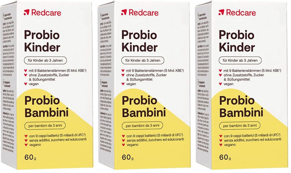 Redcare Junior Probio Kinder 60g Dreierpack 3x60 g Pulver