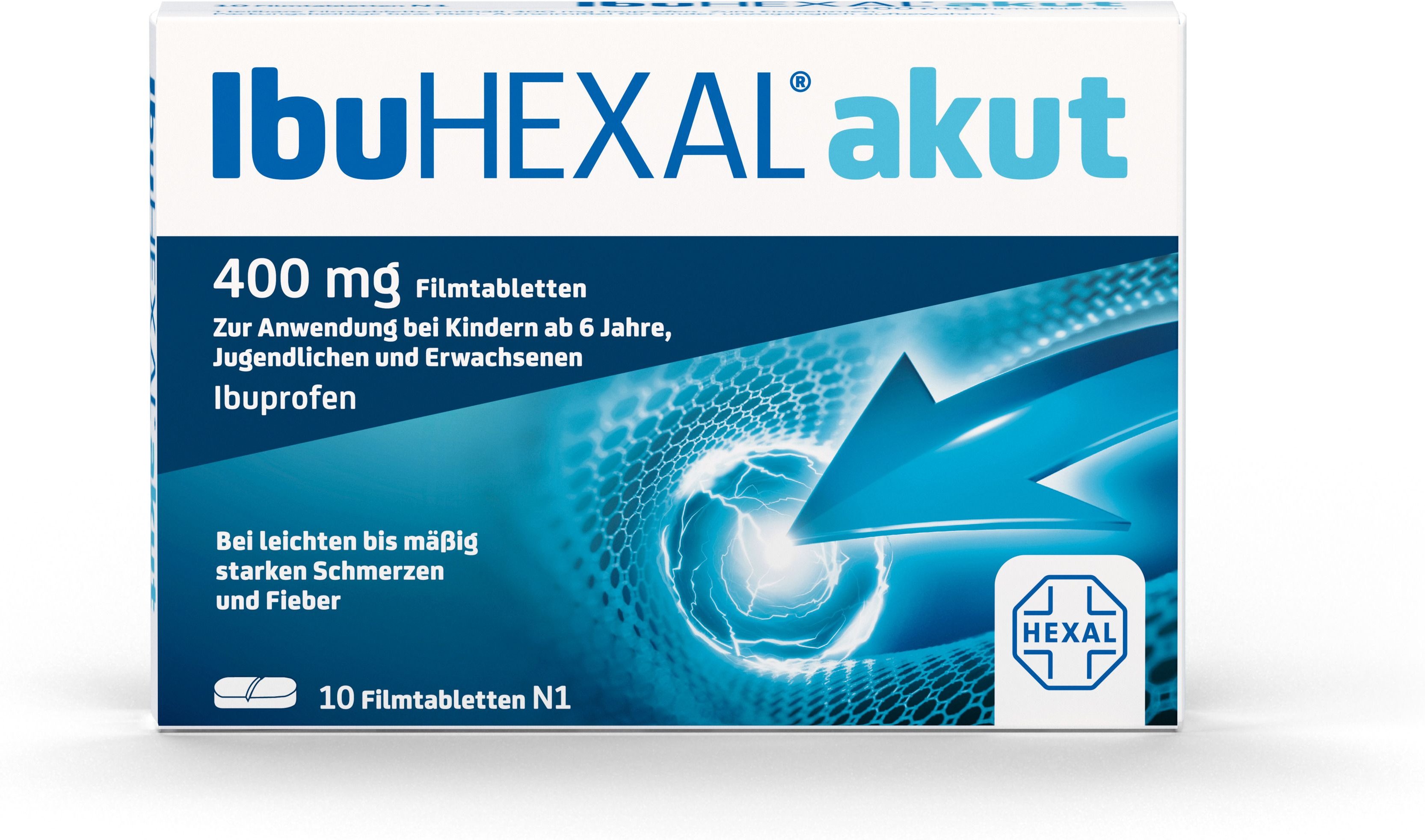 Ibuhexal akut 400 Filmtabletten 10 St