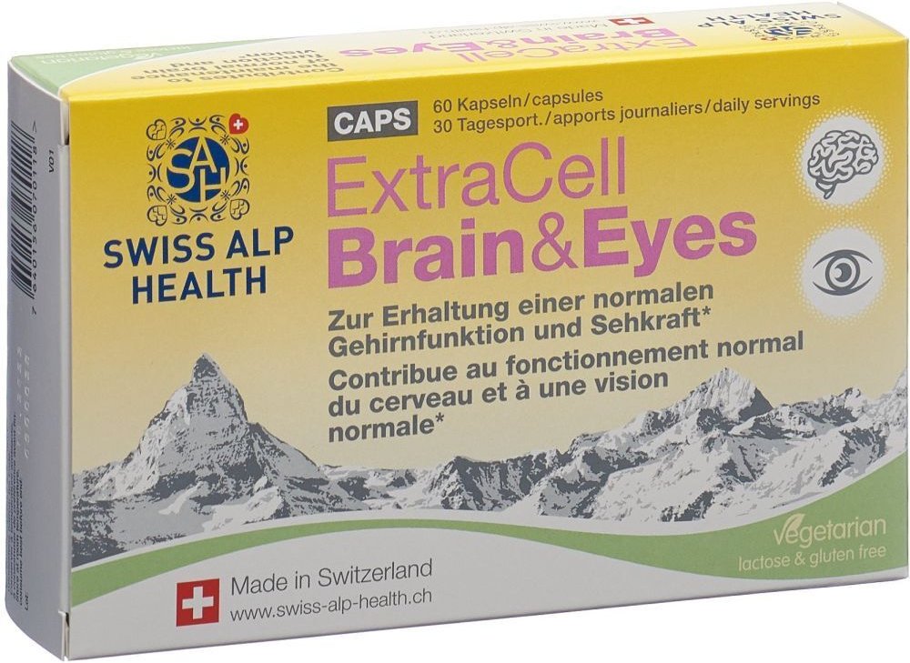 Extra Cell Brain & Eyes Kaps 60 Stk St Kapseln