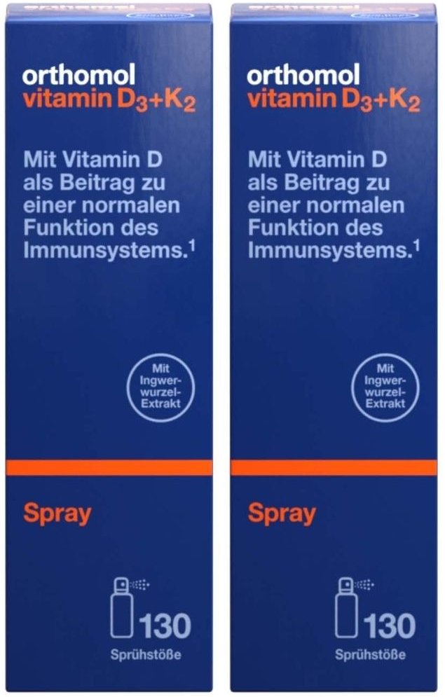 Orthomol Vitamin D3+K2 Spray x2 2x20 ml