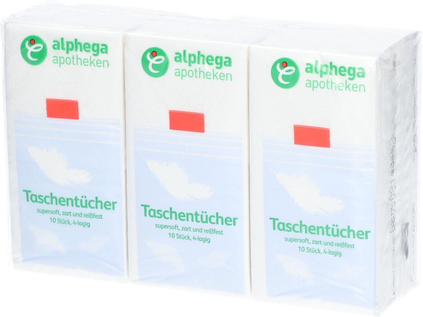 Alphega Papiertaschentücher 6x10 St Tücher