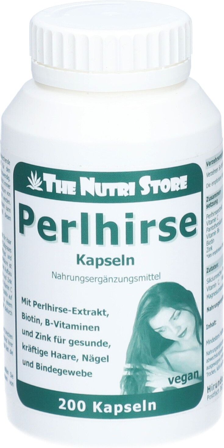 Perlhirse Kapseln veget. Kapseln