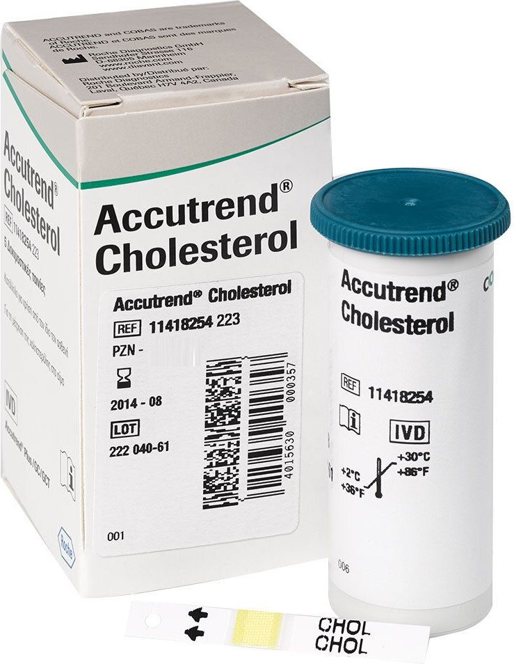 Accutrend Cholesterol Teststreifen 25 St