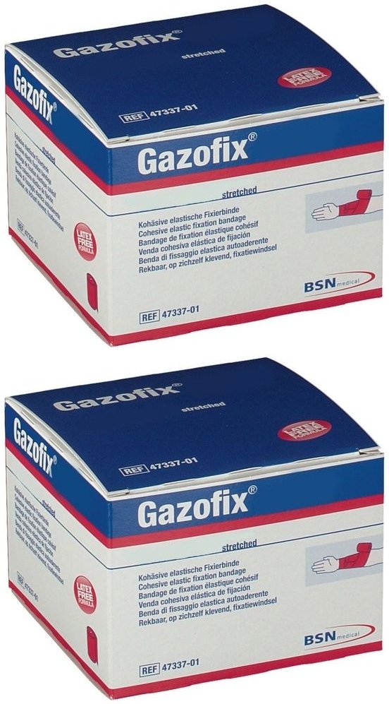 Gazofix Fixierbinde kohäsiv 8 cmx4 m 2x 2x1 St Binden