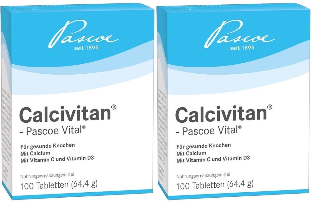 Calcivitan Pascoe Vital Tabletten 2x 2x100 St