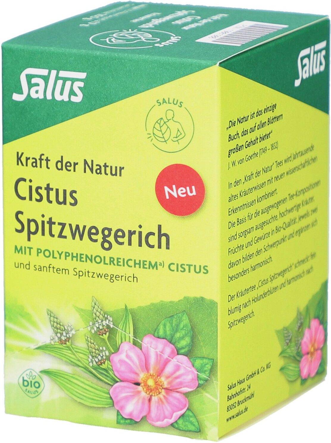 Cistus Spitzwegerich Tee Bio Filterbeutel 15x25,5 g