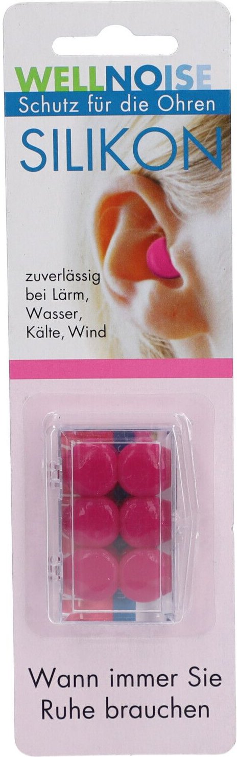 Wellnoise Ohrenstopfen pink Blister 3x2 St