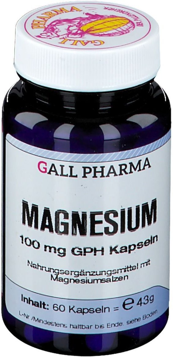 Magnesium 100 mg GPH Kapseln