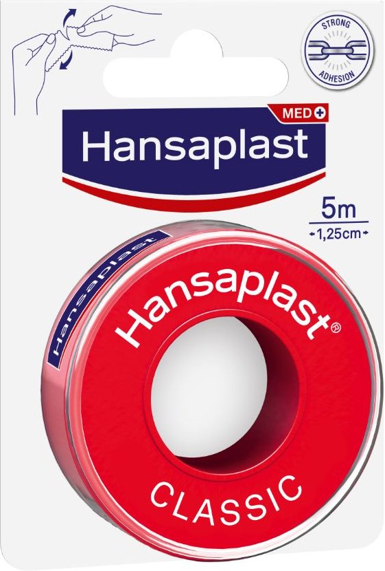 Hansaplast Fixierpfl.Classic 1,25 cmx5 m 1 St Pflaster